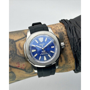 Custom Seiko Mod • Blue Globe Prospex Nautilus • 40mm